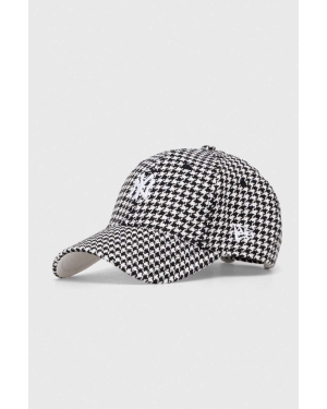 New Era czapka z daszkiem z domieszką wełny kolor czarny wzorzysta NEW YORK YANKEES