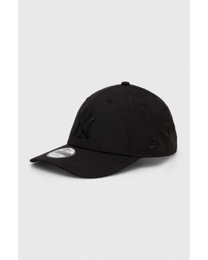 New Era czapka z daszkiem kolor czarny gładka NEW YORK YANKEES