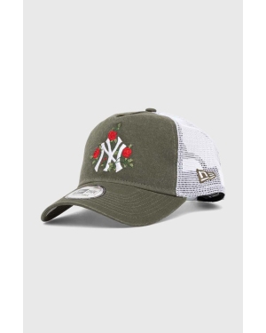 New Era czapka z daszkiem kolor zielony z aplikacją 60298823-ZIELONY