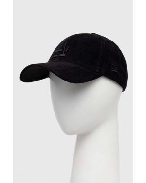 New Era czapka z daszkiem bawełniana kolor czarny z aplikacją LOS ANGELES DODGERS