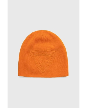 Rossignol czapka kolor pomarańczowy