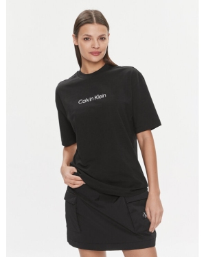 Calvin Klein T-Shirt Hero Logo Oversized T Shirt K20K206778 Czarny Regular Fit