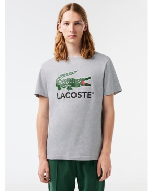 Lacoste T-Shirt TH1285 Szary Regular Fit