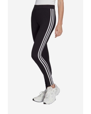 adidas Originals legginsy 3 Stripes Tigh damskie kolor czarny z aplikacją IB7383-CZARNY