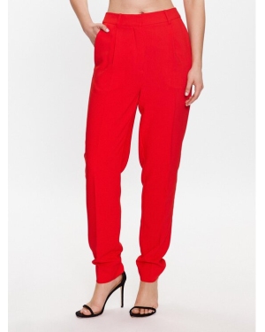 Bruuns Bazaar Spodnie materiałowe Cindysus BBW2595 Czerwony Slim Fit