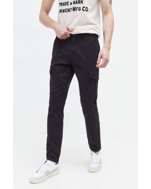 Tommy Jeans spodnie męskie kolor czarny w fasonie cargo