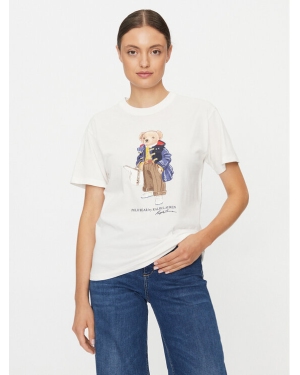 Polo Ralph Lauren T-Shirt 211910129001 Biały Regular Fit