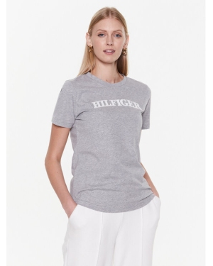 Tommy Hilfiger T-Shirt Tonal WW0WW37562 Szary Regular Fit