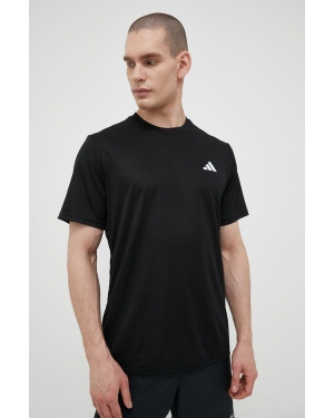 adidas Performance t-shirt treningowy Train Essentials kolor czarny gładki