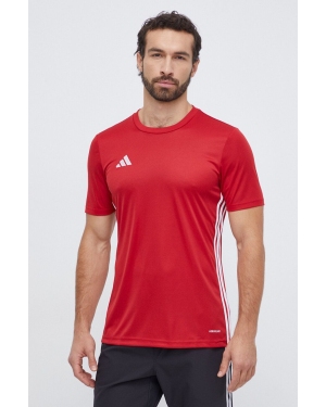 adidas Performance t-shirt treningowy Tabela 23 kolor czerwony z aplikacją