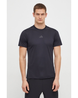 adidas Performance t-shirt treningowy D4T kolor czarny z nadrukiem
