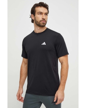 adidas Performance t-shirt treningowy Training Essentials kolor czarny gładki