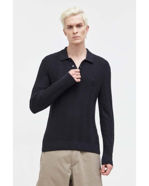 Abercrombie & Fitch sweter męski kolor czarny lekki