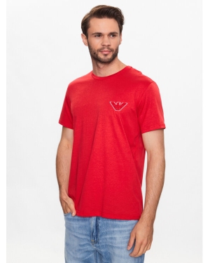 Emporio Armani T-Shirt 211818 3R483 00173 Czerwony Regular Fit
