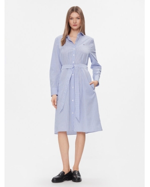 Tommy Hilfiger Sukienka koszulowa Essential WW0WW41001 Niebieski Regular Fit