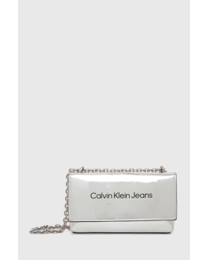 Calvin Klein Jeans torebka kolor srebrny