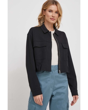 Calvin Klein Jeans kurtka damska kolor czarny przejściowa