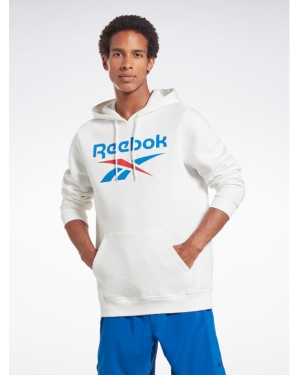 Reebok Bluza Identity Stacked Logo H54805 Biały Regular Fit