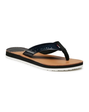 Tommy Jeans Japonki Iridescent Beach Sandal EN0EN01298 Czarny