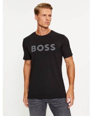 Boss T-Shirt Jersey Thinking 1 50481923 Czarny Regular Fit