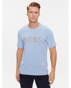 Boss T-Shirt Tee 8 50501195 Niebieski Regular Fit