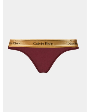 Calvin Klein Underwear Figi brazylijskie 000QF7452E Bordowy