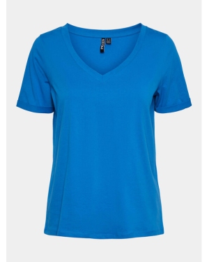 Pieces T-Shirt Ria 17120455 Niebieski Regular Fit