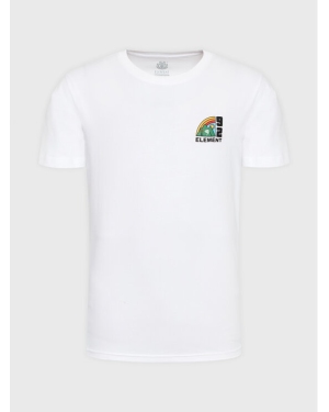 Element T-Shirt Farm ELYZT00159 Biały Regular Fit