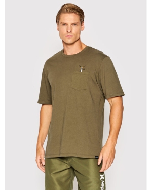 Hurley T-Shirt Wash Toro MTS0029820 Zielony Regular Fit