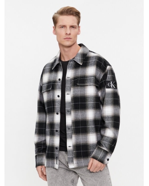 Calvin Klein Jeans Koszula Check Shirt J30J324611 Czarny Regular Fit