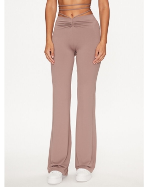 Guess Spodnie materiałowe V3BB01 MC04Z Różowy Slim Fit