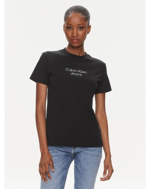 Calvin Klein Jeans T-Shirt Institutional J20J223222 Czarny Regular Fit