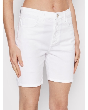 Liu Jo Szorty jeansowe WA2542 T3055 Biały Slim Fit