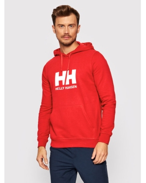 Helly Hansen Bluza Logo 33977 Czerwony Regular Fit