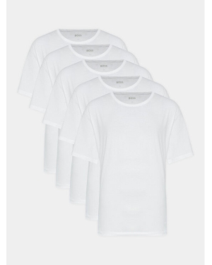 Boss Komplet 5 t-shirtów Authentic 50475392 Biały Regular Fit