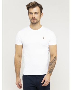 Polo Ralph Lauren T-Shirt 710740727 Biały Custom Slim Fit