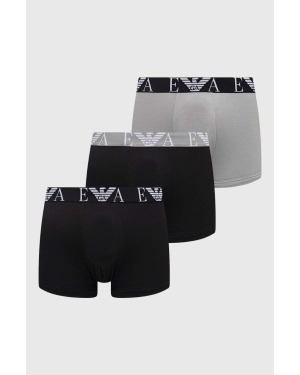 Emporio Armani Underwear bokserki 3-pack męskie kolor szary