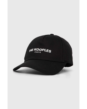 The Kooples czapka z daszkiem kolor czarny