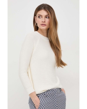 Weekend Max Mara sweter bawełniany kolor biały lekki