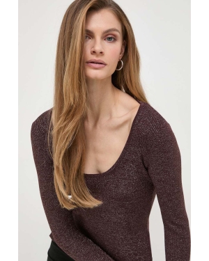 Max Mara Leisure sweter damski kolor brązowy lekki 2416361017600