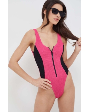 Bond Eye jednoczęściowy strój kąpielowy kolor różowy miękka miseczka