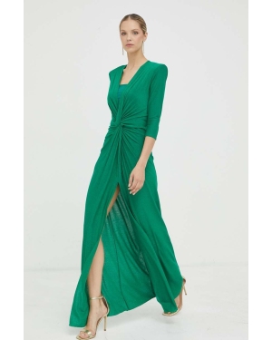 Liu Jo sukienka kolor zielony maxi prosta