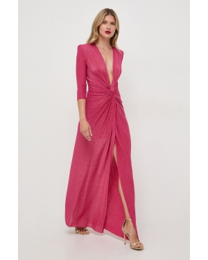 Liu Jo sukienka kolor różowy maxi prosta