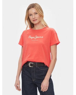 Pepe Jeans T-Shirt Helga PL505761 Czerwony Regular Fit