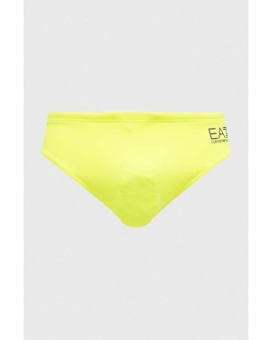 EA7 Emporio Armani kąpielówki kolor żółty