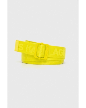 Karl Lagerfeld Jeans pasek kolor żółty