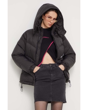 Karl Lagerfeld Jeans kurtka damska kolor czarny zimowa
