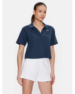 Puma Polo Her 673108 Granatowy Relaxed Fit