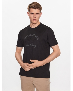 Paul&Shark T-Shirt 13311619 Czarny Regular Fit