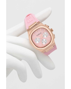 Furla zegarek WW00036002L3 damski kolor różowy